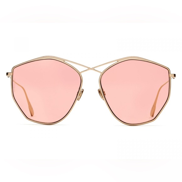 Dior Accessories - Christian Dior STELLAIRE4 Rose Gold Geometric Sunglasses